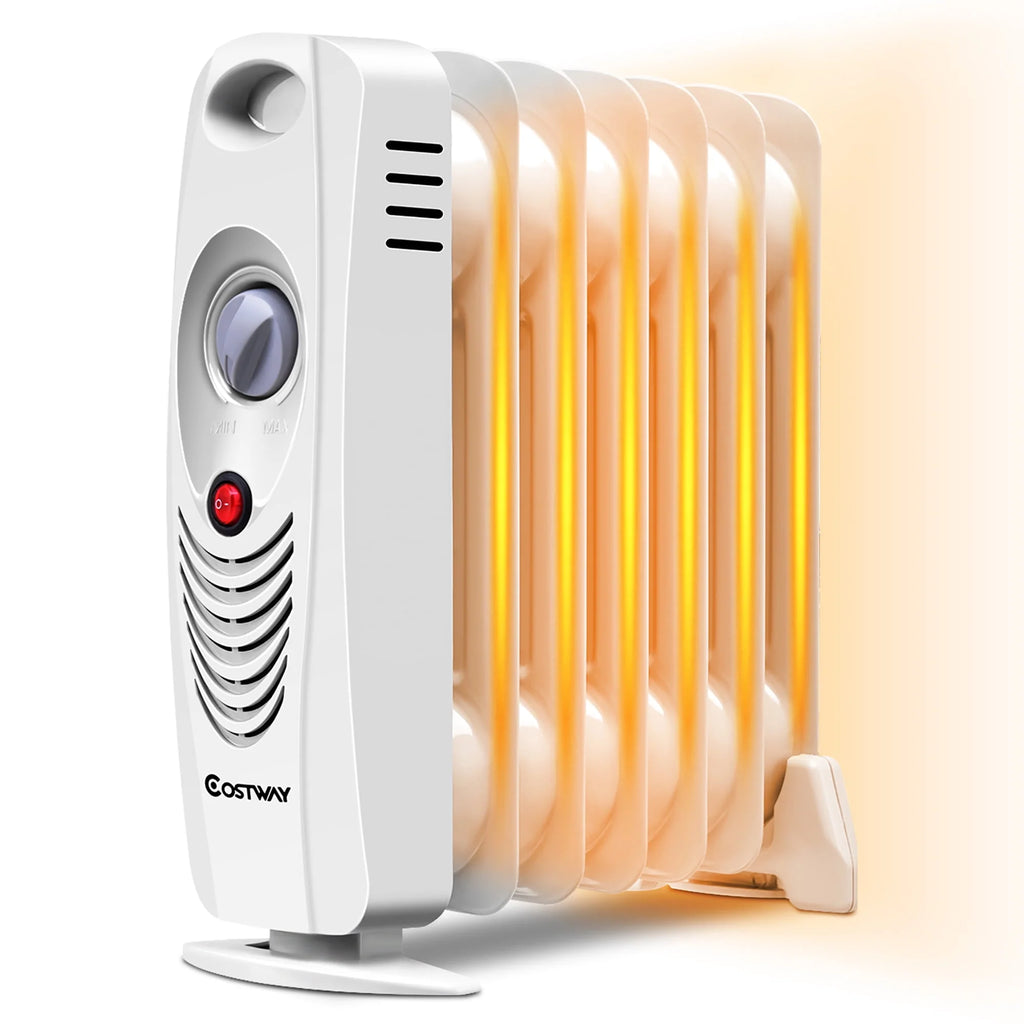 Portable Mini Electric Oil Filled Radiator Heater 7-Fin Q8217