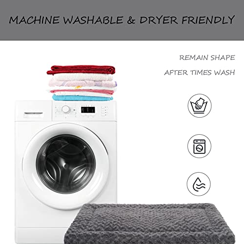 Gray 41 x 27 Inch Washable Dog Bed Mat G31348