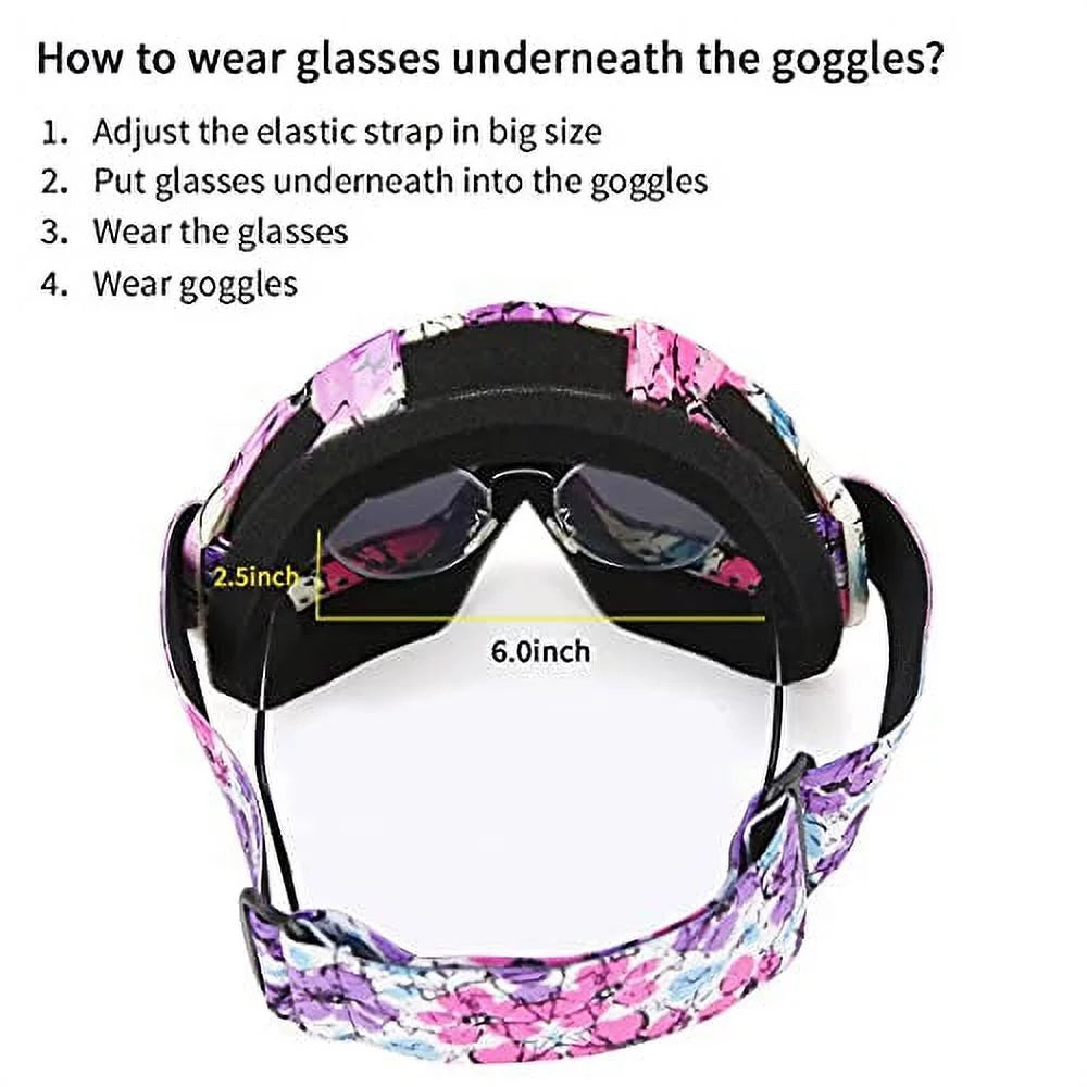 Pink Motocross Motorcycle Goggles Q72637