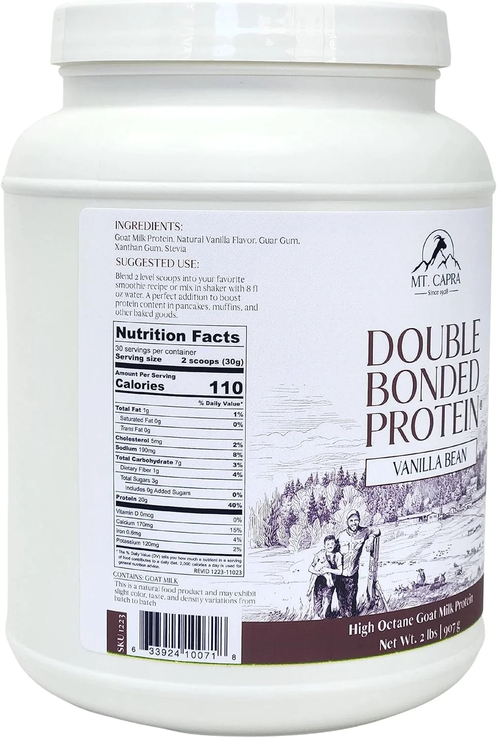 Double Bonded Protein Vanilla Bean - 2 lbs N781