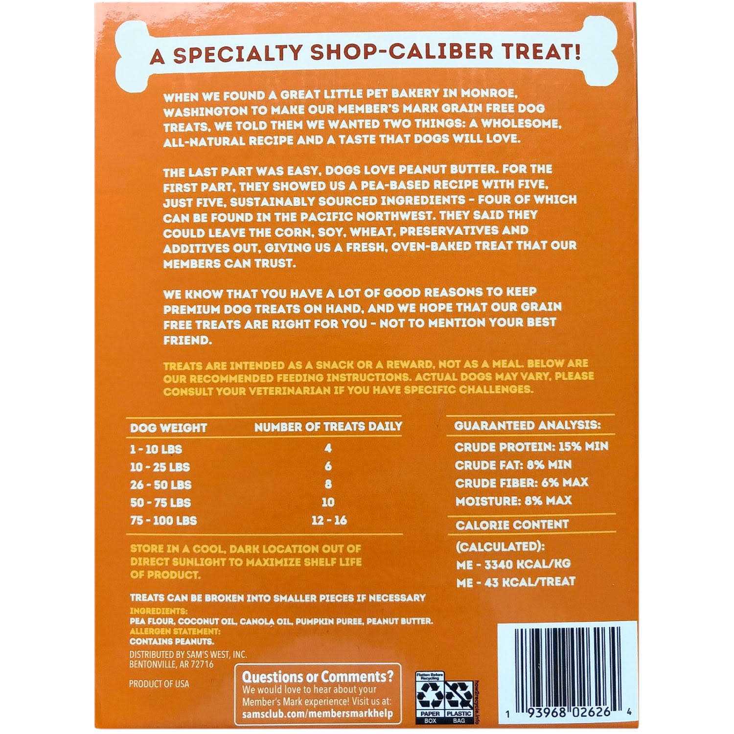 Grain-Free Dog Treat Biscuits N24445