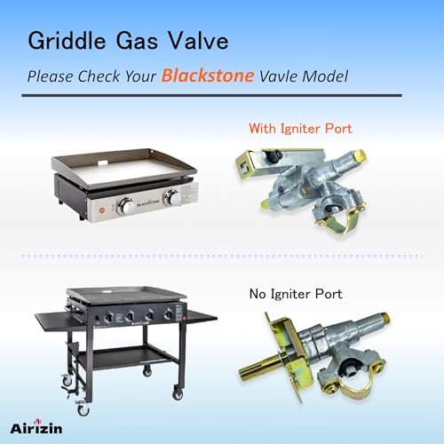 2-pack Griddle Burner Control Valve with Igniter Port M681