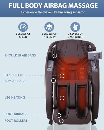 Black Zero Gravity Full Body Massage Chair J380243
