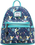 Teal Glow in the Dark Allover Print Backpack Y183869