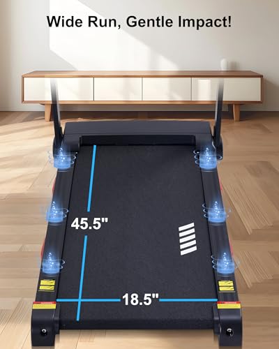 20% Incline 3.0HP 10 MPH Running Machine with 18.5" Wide Belt A1413