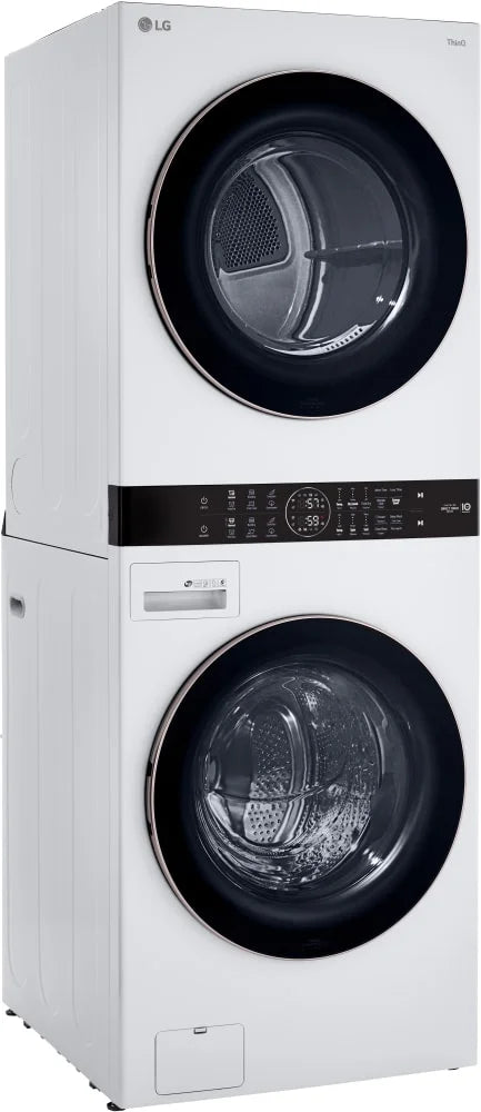 Front Load White Stacked Unit with 4.5 cu. ft. Washer & 7.4 cu. ft. Dryer H2930