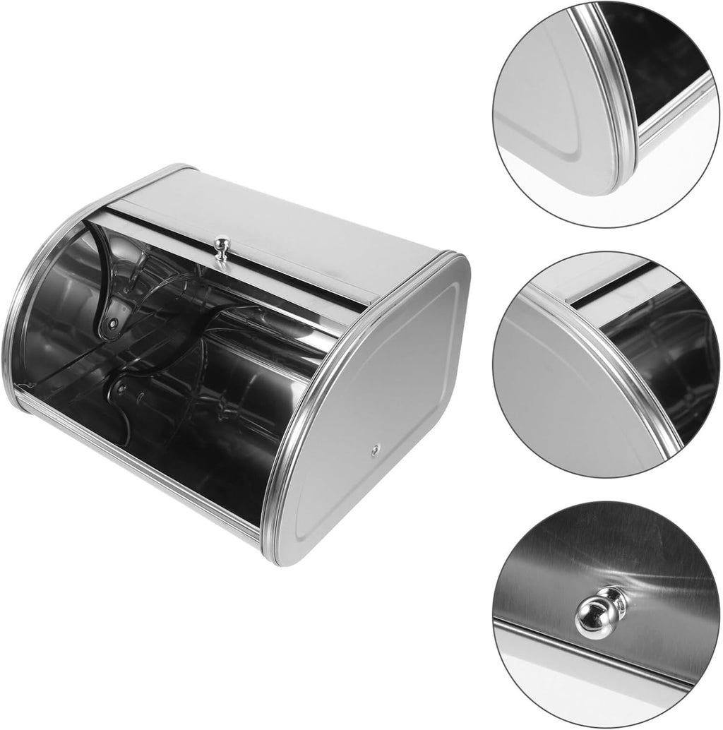 Stainless Steel Bread Storage Container Box with Cover U818