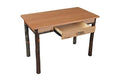 Small Rectangular Walnut-Stained Hickory Writing Desk U1331