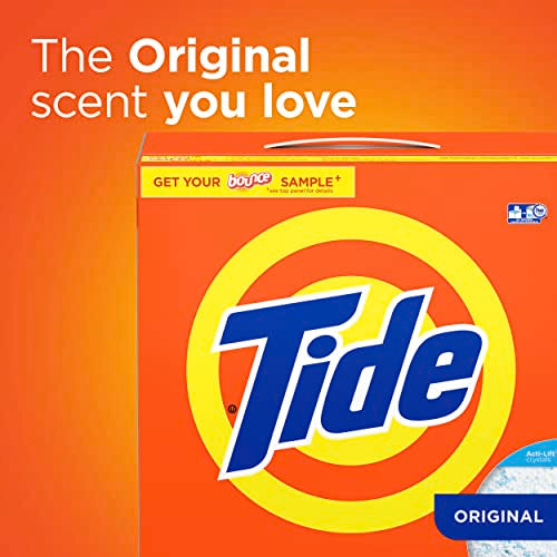 Tide Powder Laundry Detergent Original, 143 Ounce (Pack of 2) L249539