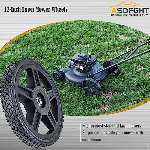 6 Inch Lawn Mower Wheels (2-pack) with Bolts and Nuts H295
