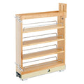 8" Pull Out Shelf Organizer for Base Cabinets, Wooden Slide Out Rack with Soft-Close W783