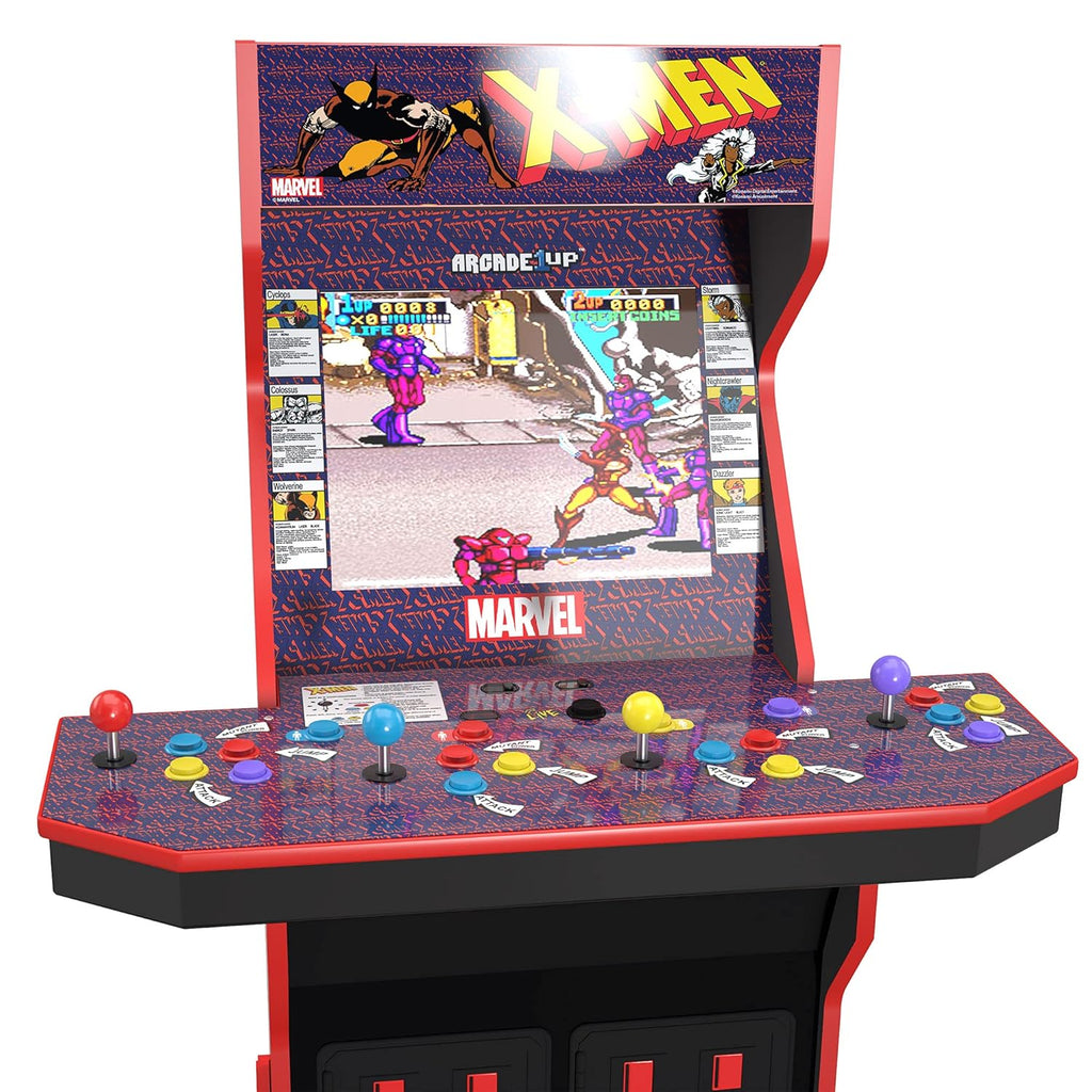 4 Player Arcade Machine with Riser & Stool Q571892