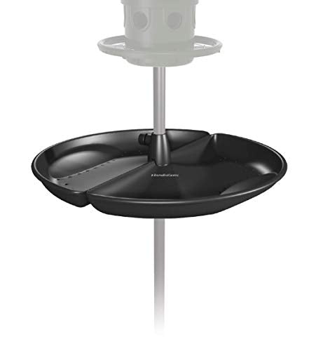 Green Squirrel-proof Bird Feeder with 6 Feeding Ports, 5.1-pound Seed Capacity, Pole-mountable Y70372