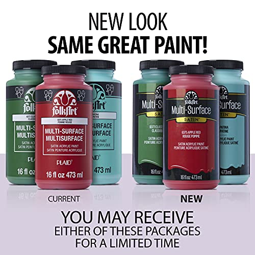 16 oz Titanium White Satin Acrylic Paint F9306