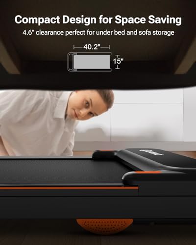 Under Desk Treadmill 2.25HP with Remote Control LED Display R556075