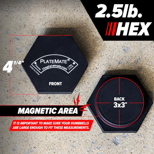 Magnetic Weights 1.25 lbs or 2.5 lbs Hex P90696