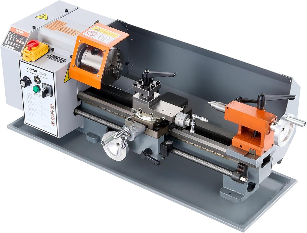 7'' x 13.78'' Metal Lathe with Tool Box W24229