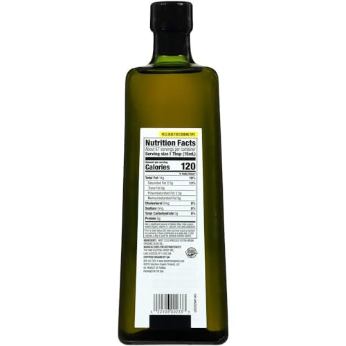 33.8 Oz Organic Extra Virgin Olive Oil L168