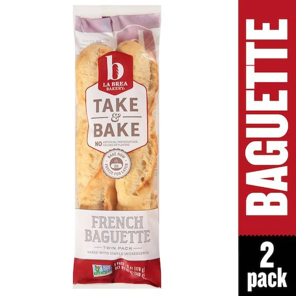 Twin Pack Baguette Bread, 12 Ounce X40244