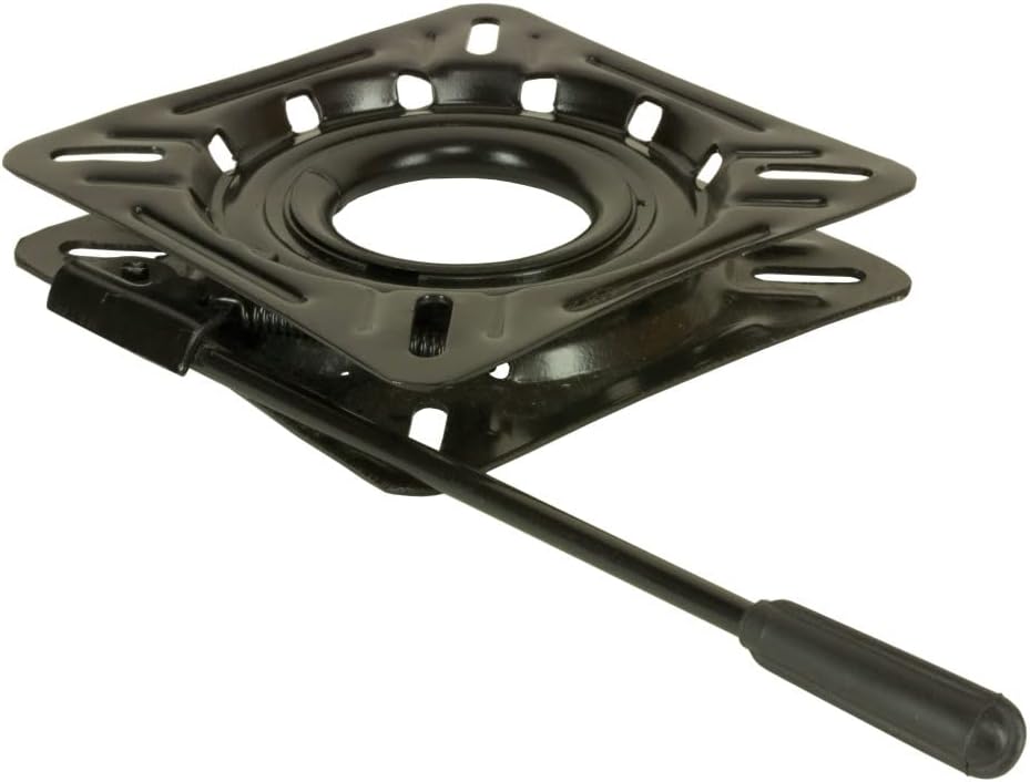 Black E-Coat Locking 12-Way Seat Swivel L3741