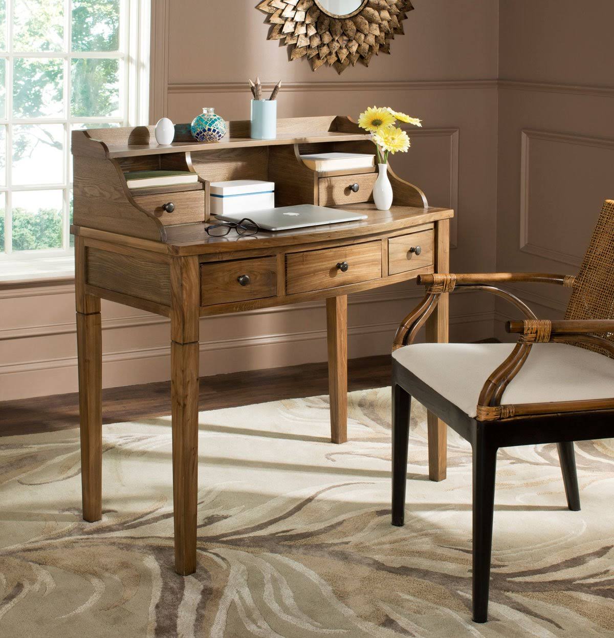 White Writing Desk S62006