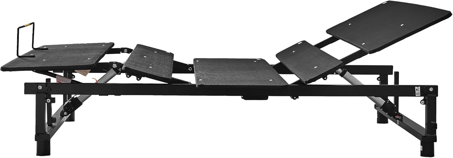 Black Queen Adjustable Bed Frame with Wireless Remote M82950
