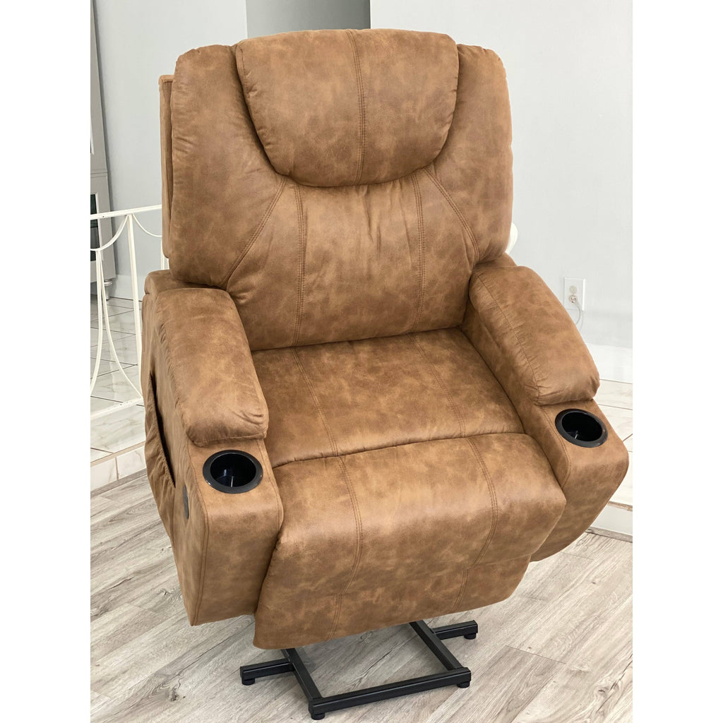 Gray Brown Power Lift Chair N54786