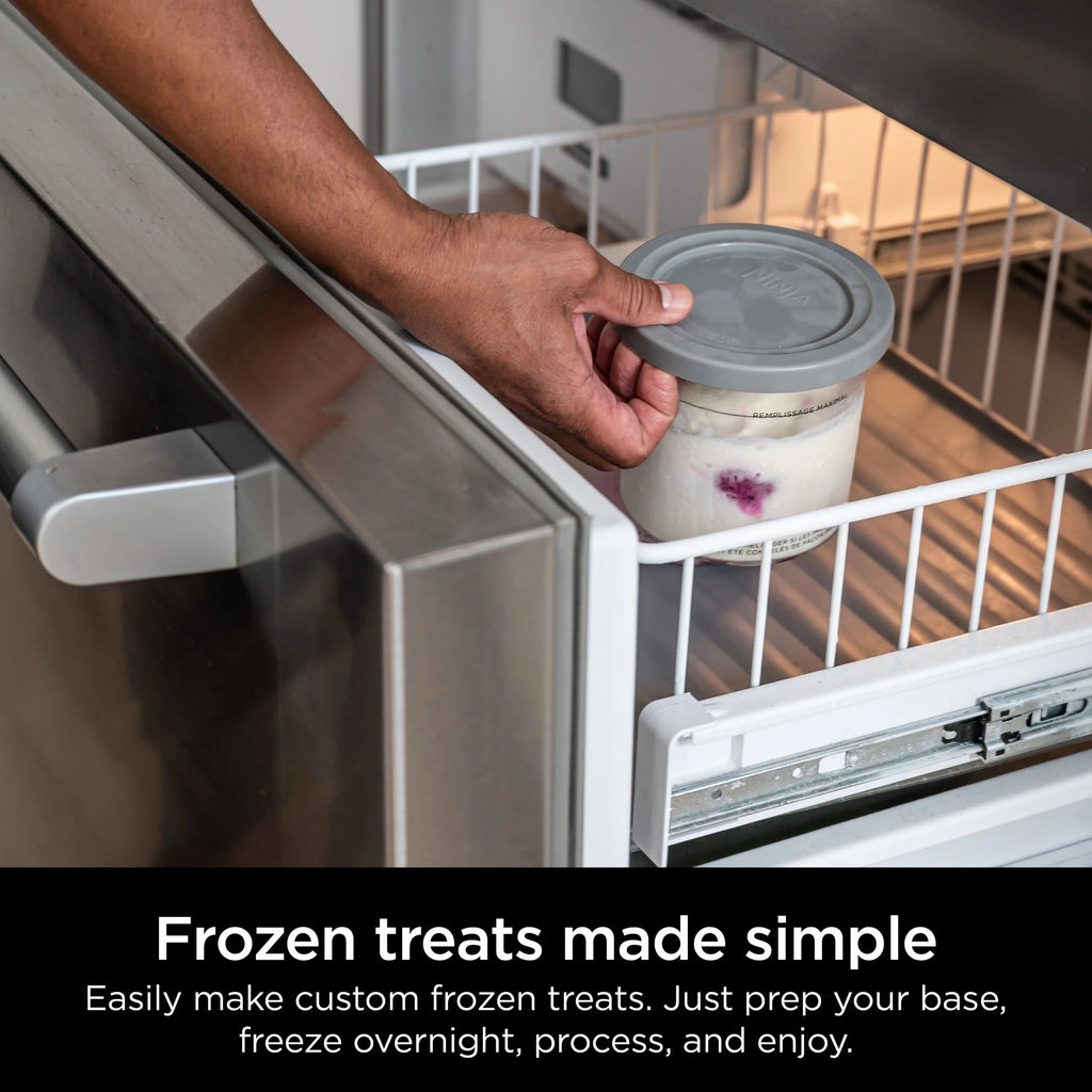 Ice Cream Maker with 5 One-Touch Programs, 16oz. Pints with Storage Lids G99225