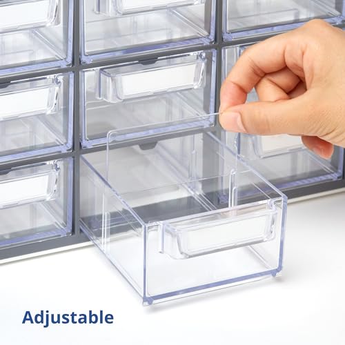 Large 12 Drawer Storage Organizer Cabinet - Grey X750856