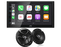Digital Multimedia Receiver with 6.75" Touchscreen Monitor and 6.5" 2-Way Coaxial Car Audio 600 Watt Speaker Pair C8993