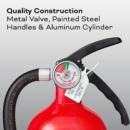 2-A:10-B:C 7.13 Lbs. Fire Extinguisher with Hose and Wall Mount E843