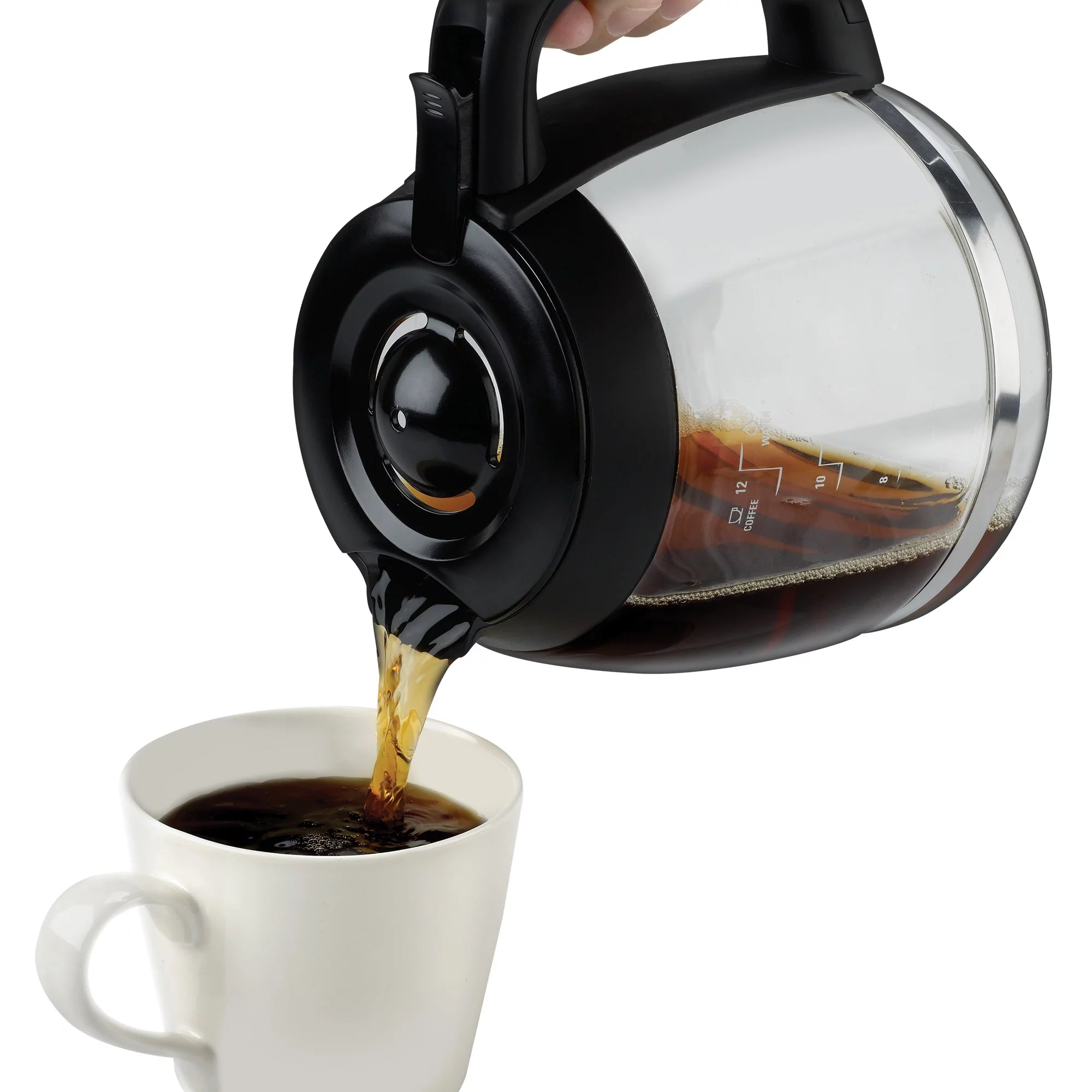 12-Cup Programmable Black Coffeemaker T8740