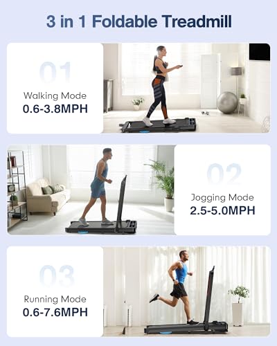 2 in 1 Smart Treadmill with 300lbs Capacity G82889