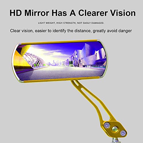 Red Handlebar Rearview Mirror 2 Pack A668