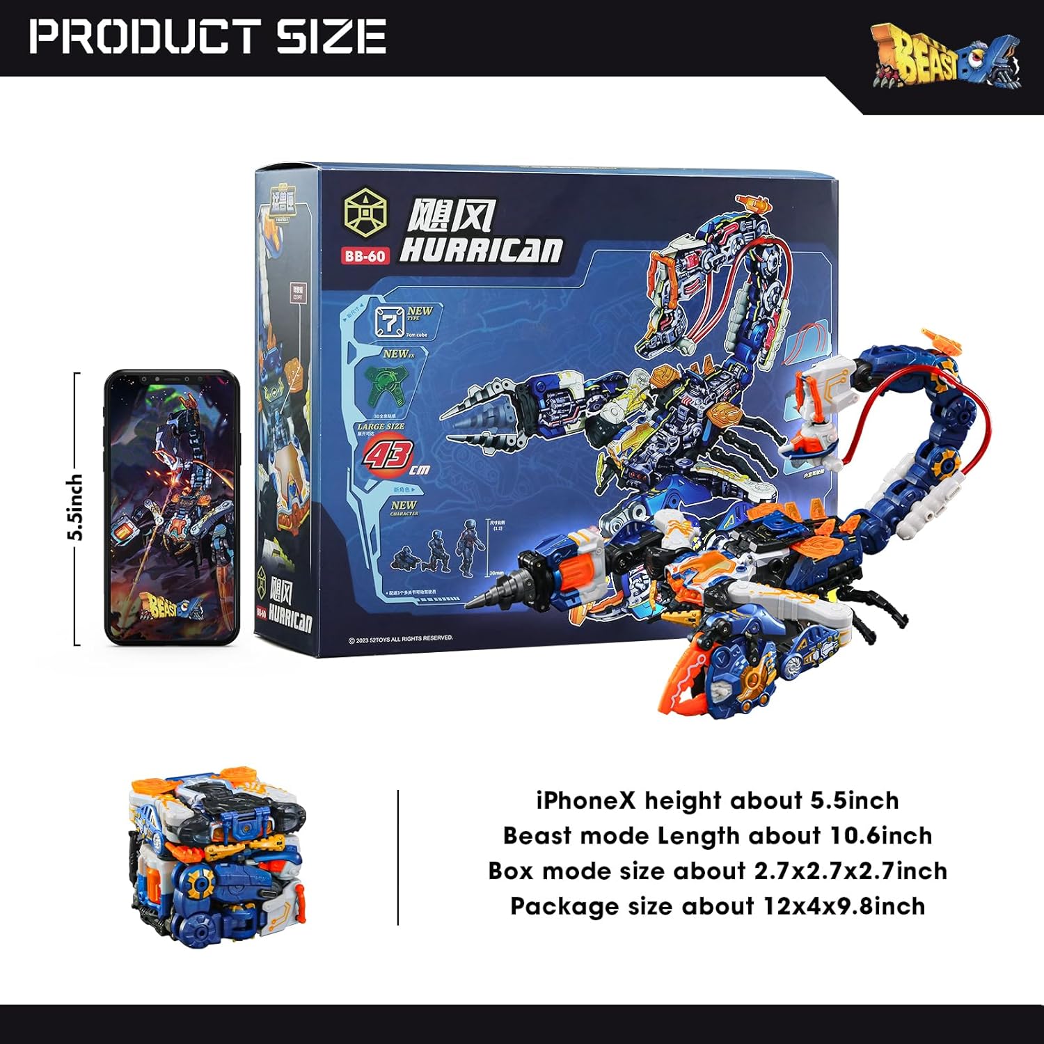 Hurrican Deformation Toys Action Figure F110