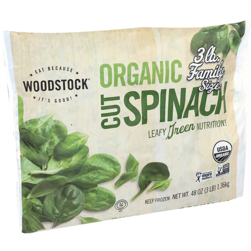 Organic Cut Spinach - 3 Pound D533852