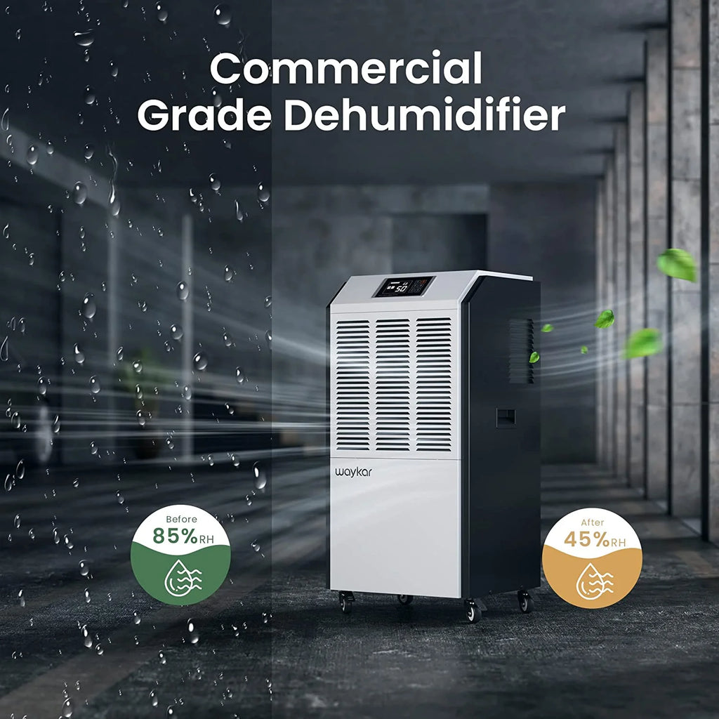 291 Pints Commercial Dehumidifier with Drain Hose T1121