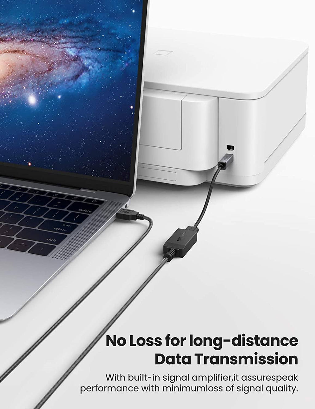 USB 2.0 Active Male to Female Repeater Extension Cable H206395