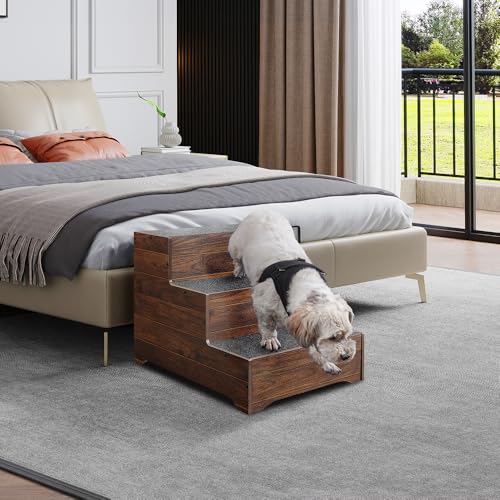 Extra Wide Wooden Pet Steps Z1654