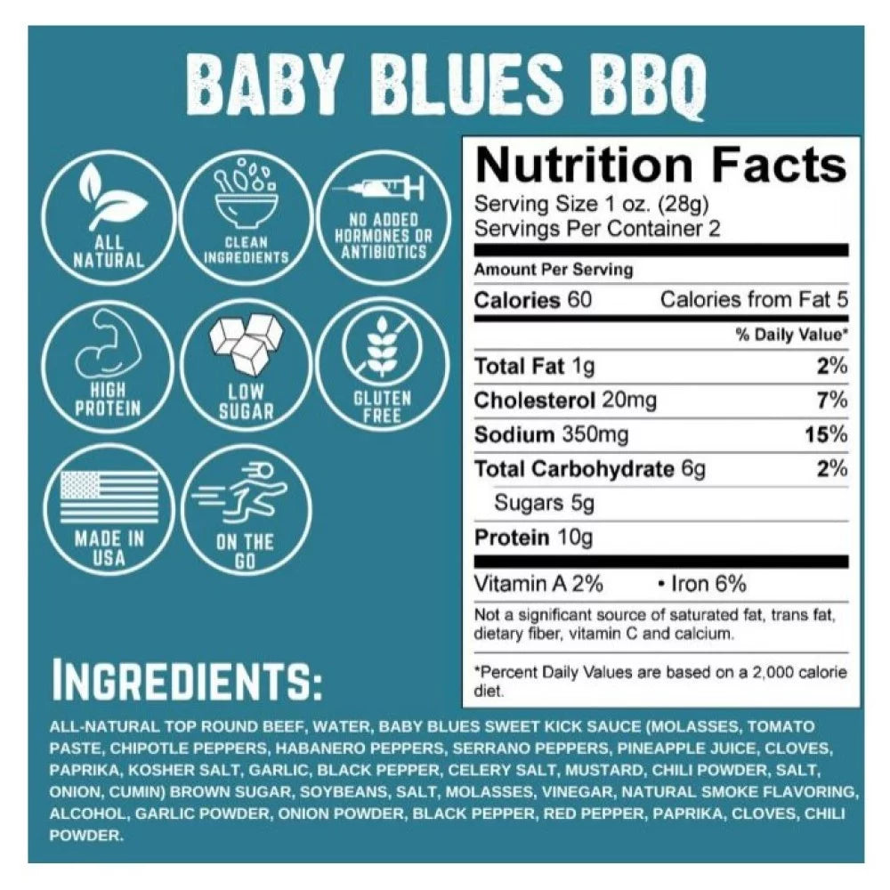 Baby Blues BBQ Beef Jerky D135878