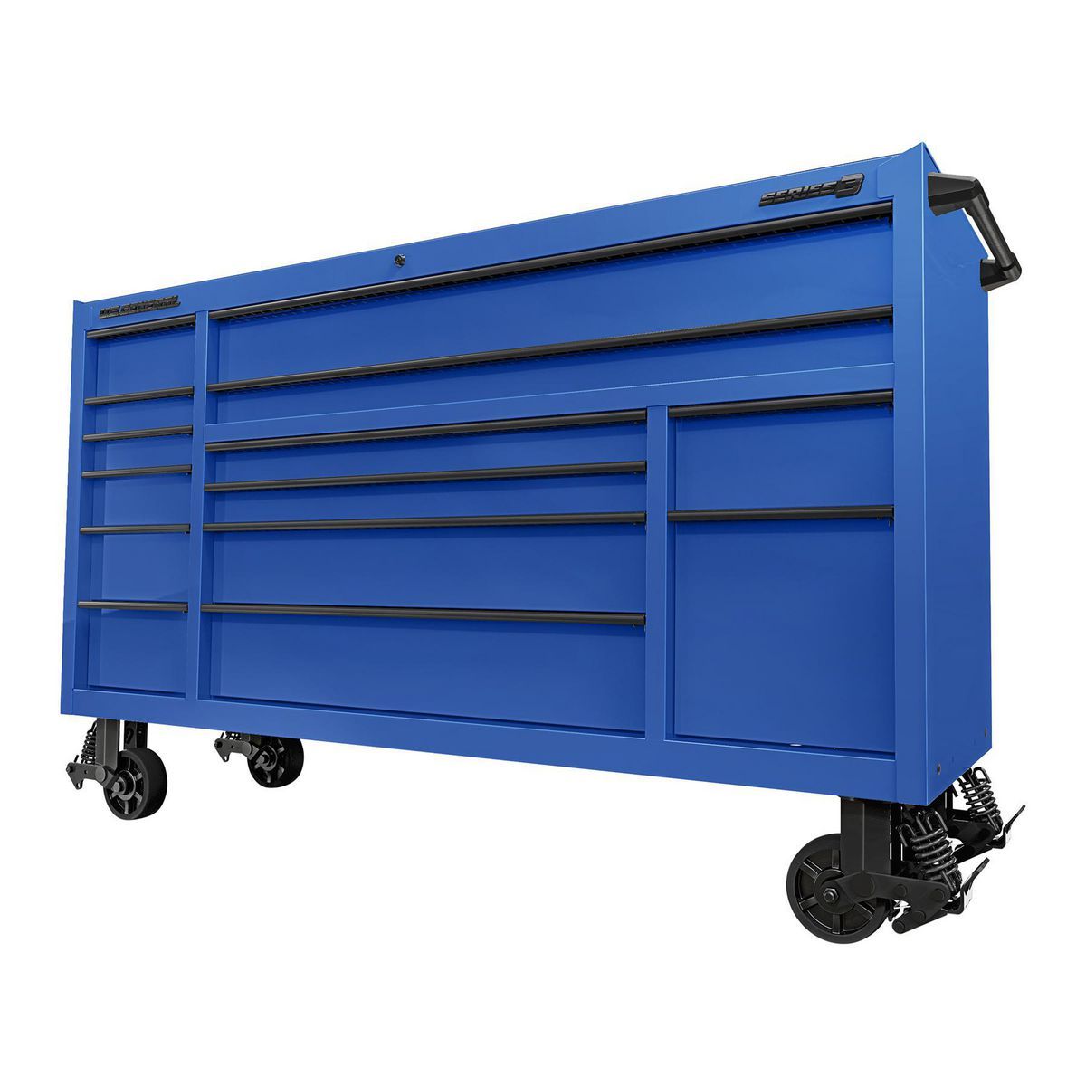 72 in. x 22 in. Triple-Bank Roll Cab, Slate Gray W680232