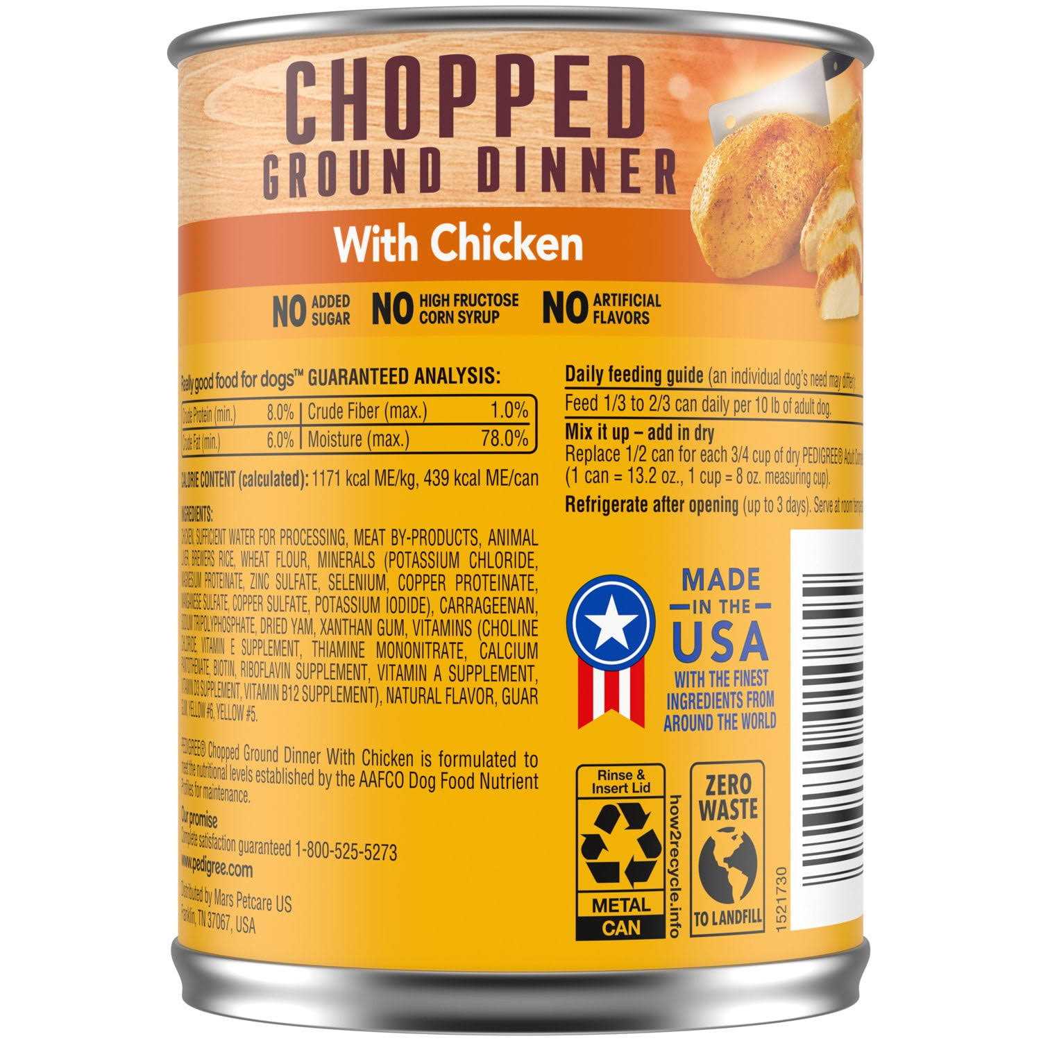 Chopped Ground Dinner Dog Food L37388