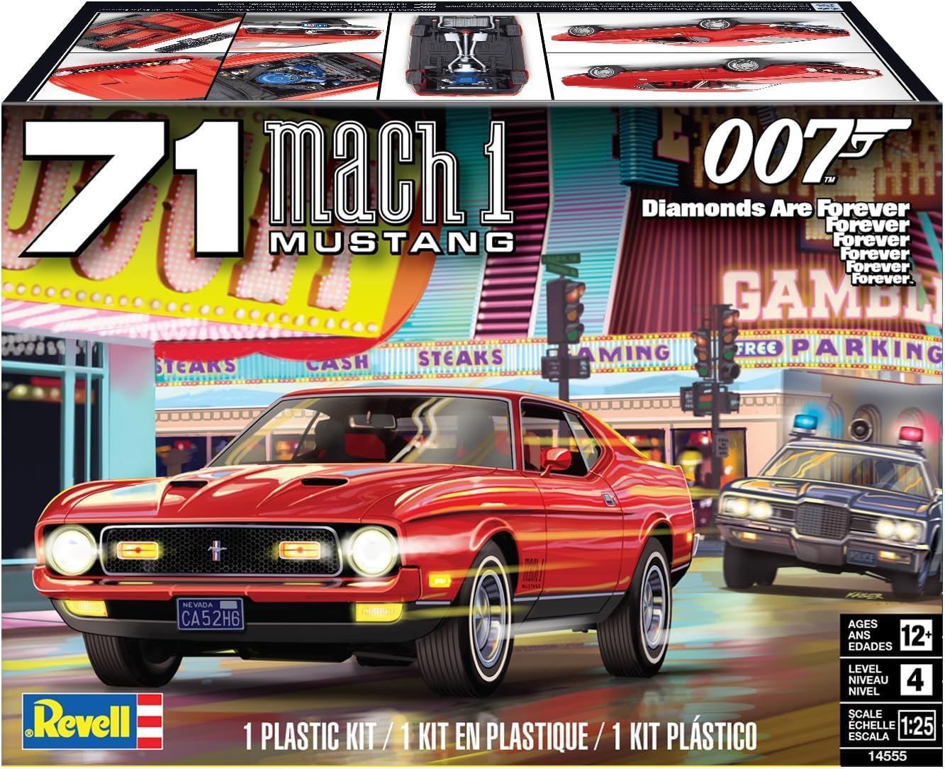 1/25 Scale Model Kit 1971 Ford Mustang Mach 1 R30994