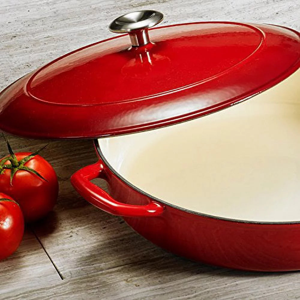 Enameled Cast Iron 4 qt. Covered Braiser B575766