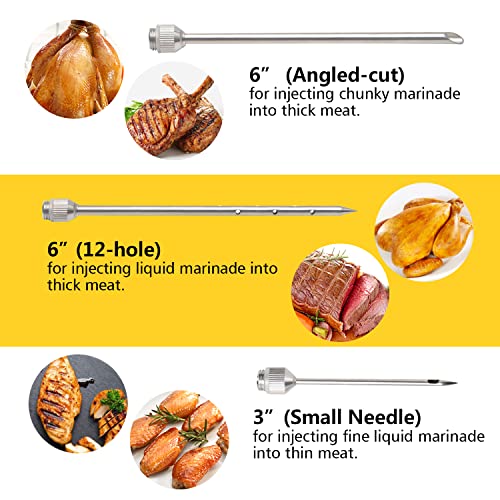 2.5 oz Meat Injector with 3 Needles J64716
