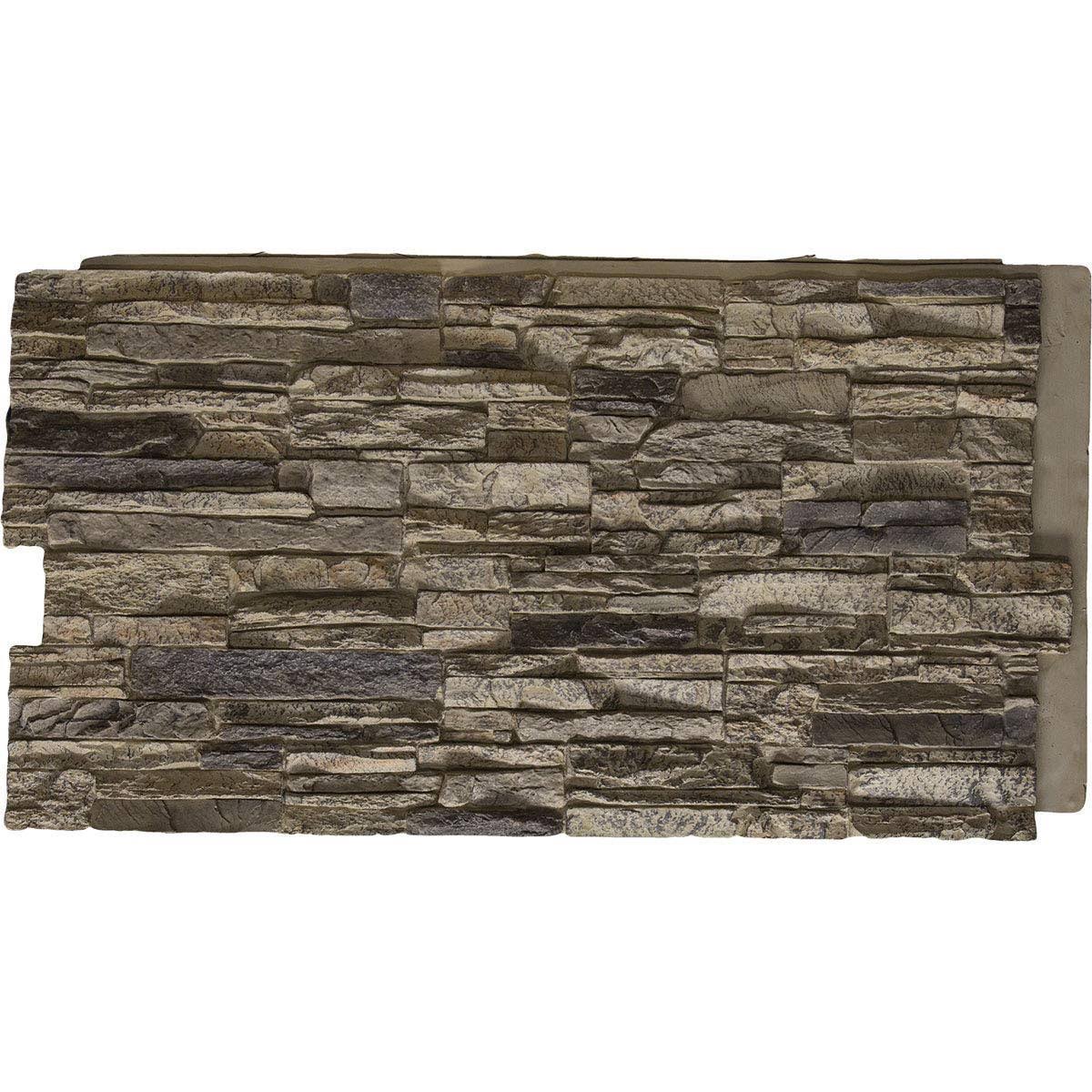 Stacked Stone Faux Stone Siding Panel C412816