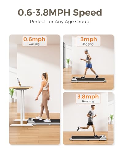 Silver 2.5 HP Portable Walking Treadmill with Remote Control and LED Display K20919