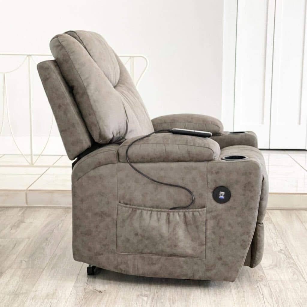 Gray Brown Power Lift Chair N54786