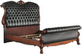 California King Bed in PU & Cherry Oak L2976