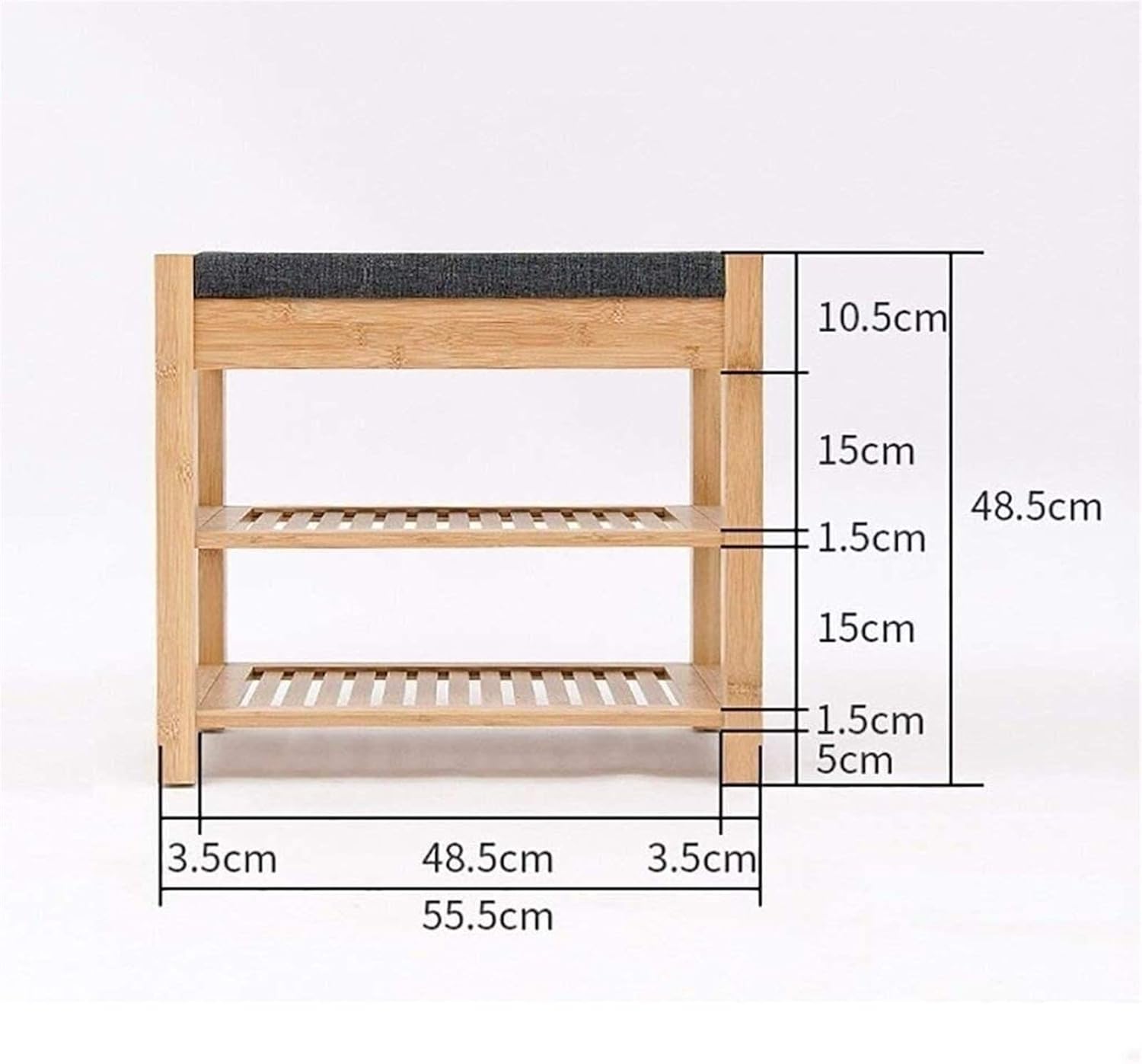 Shoe Cabinet with Padded Seat Z287